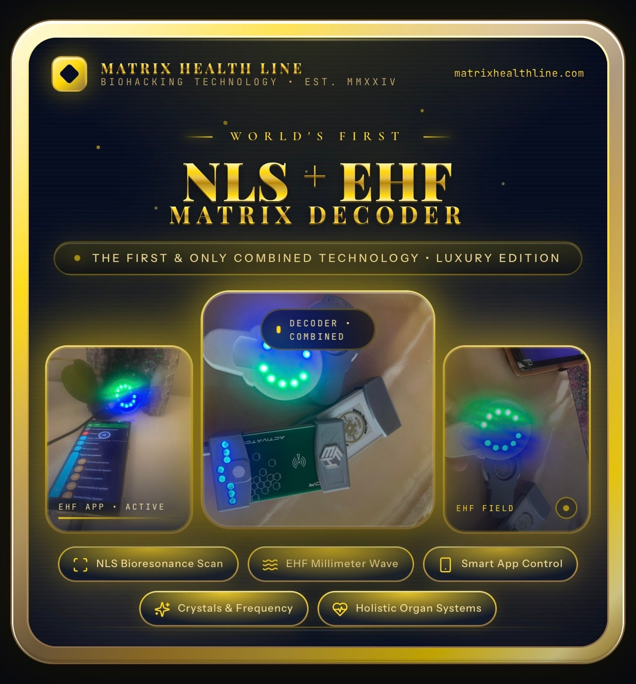 NEW and ONLY NLS+EHF Matrix Decoder 2